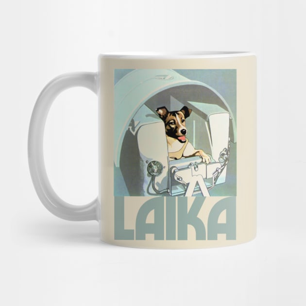 Laika /// Sputnik 2 Space Dog by DankFutura